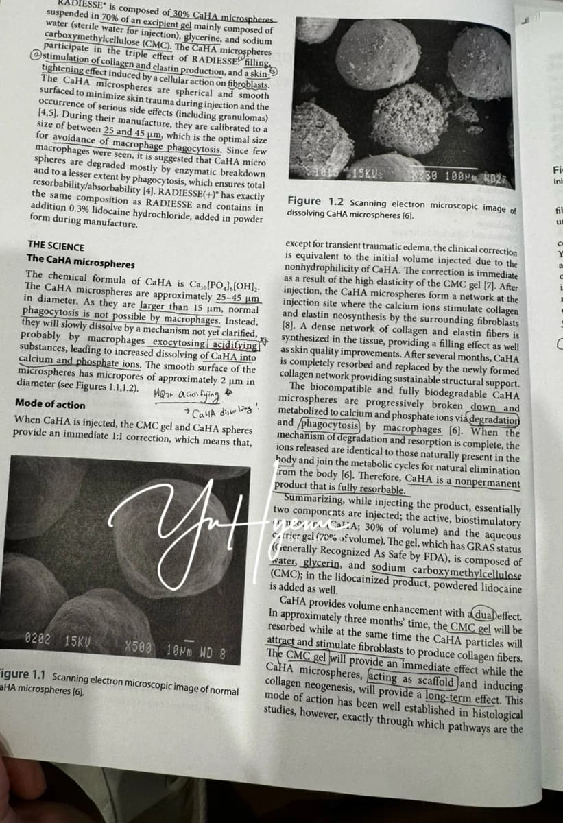 CaHA·CMC 물성 관련 교재 자료