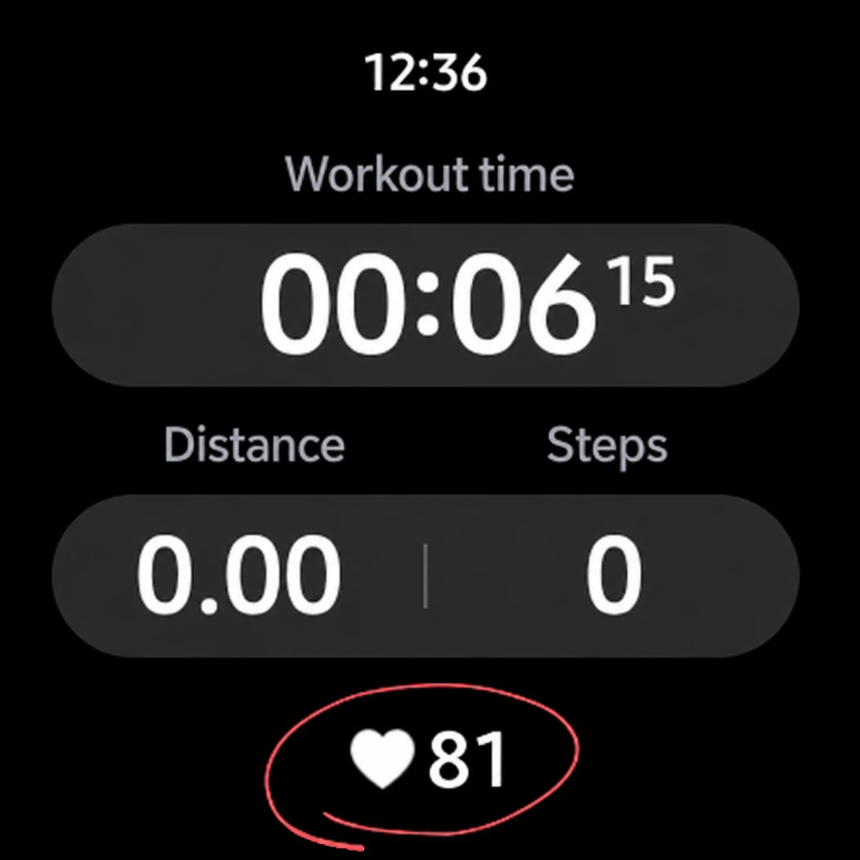 Watch display from the source’s personal exercise record — AI-assisted English adaptation; not an unedited medical original