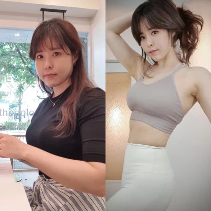 저자의 개인 사진 비교