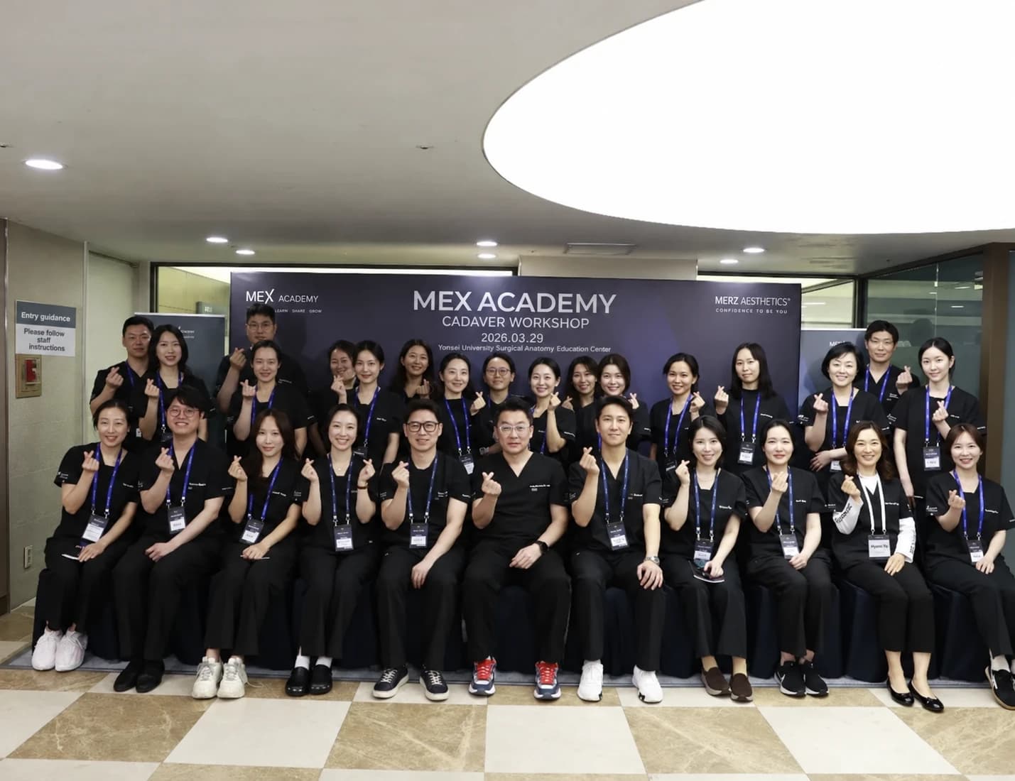 Group photograph from the ultrasound anatomy workshop